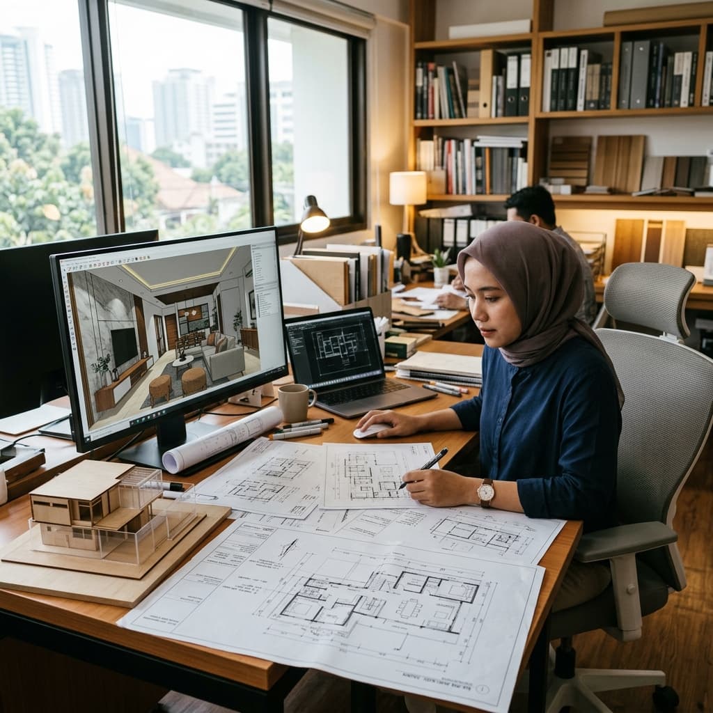 Interior Design & Blueprint